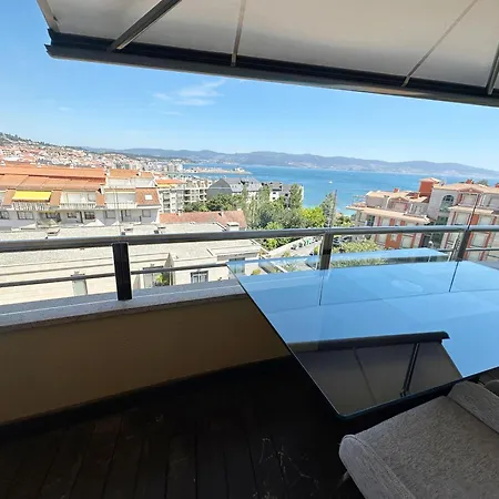 Appartamento Sanxenxo, 1 Hab Con Vistas Al Mar, Piscina, Garaje Y A 150 Mts De La Playa Silgar