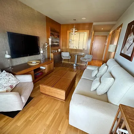 Sanxenxo, 1 Hab Con Vistas Al Mar, Piscina, Garaje Y A 150 Mts De La Playa Silgar Appartamento