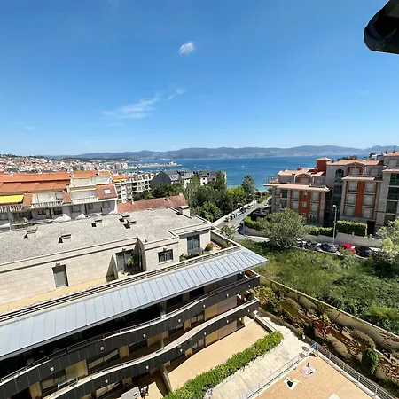 Appartamento Sanxenxo, 1 Hab Con Vistas Al Mar, Piscina, Garaje Y A 150 Mts De La Playa Silgar