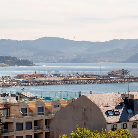 Lägenhet Sanxenxo, 1 Hab Con Vistas Al Mar, Piscina, Garaje Y A 150 Mts De La Playa Silgar *