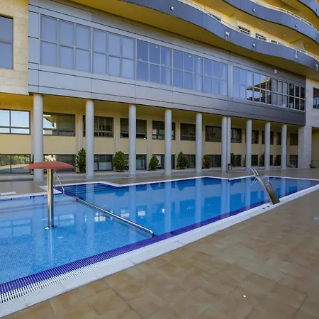 Sanxenxo, 1 Hab Con Vistas Al Mar, Piscina, Garaje Y A 150 Mts De La Playa Silgar Lägenhet