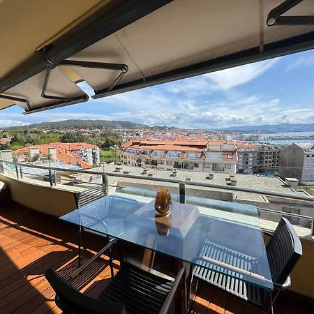 Sanxenxo, 1 Hab Con Vistas Al Mar, Piscina, Garaje Y A 150 Mts De La Playa Silgar Sanxenxo