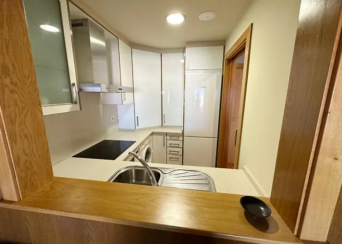 Διαμέρισμα Sanxenxo, 1 Hab Con Vistas Al Mar, Piscina, Garaje Y A 150 Mts De La Playa Silgar Sanxenxo