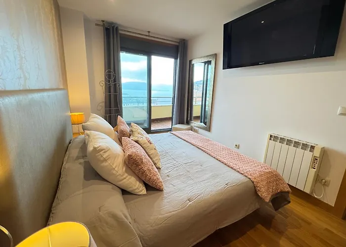 Sanxenxo, 1 Hab Con Vistas Al Mar, Piscina, Garaje Y A 150 Mts De La Playa Silgar Sanxenxo