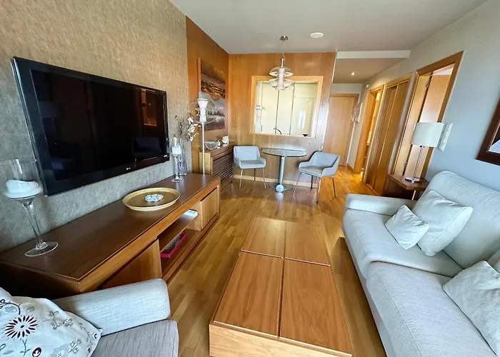 Sanxenxo, 1 Hab Con Vistas Al Mar, Piscina, Garaje Y A 150 Mts De La Playa Silgar * Sanxenxo