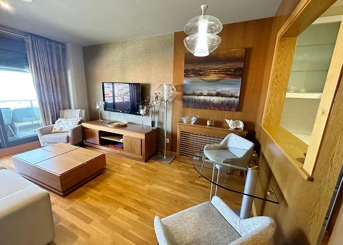 Sanxenxo, 1 Hab Con Vistas Al Mar, Piscina, Garaje Y A 150 Mts De La Playa Silgar Διαμέρισμα Sanxenxo