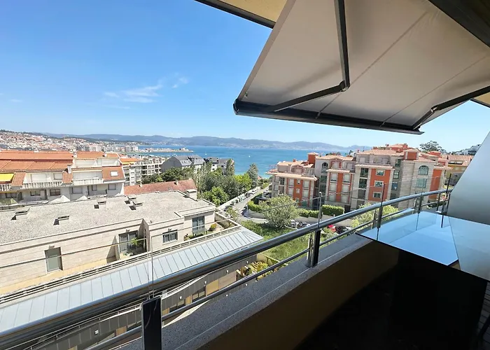 Sanxenxo, 1 Hab Con Vistas Al Mar, Piscina, Garaje Y A 150 Mts De La Playa Silgar Διαμέρισμα